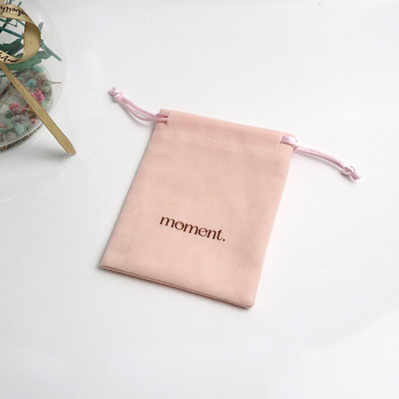 High Quality Luxury Super Soft Velvet Pouch Jewelry Customized Drawstring Dust Gift Cosmetic Packaging Bag - 图片 2