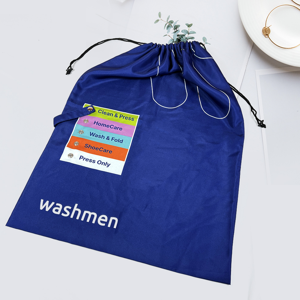 Custom Logo Printed Cotton Linen Candle Soap Pouch Eco Friendly Gift Packing Dust Drawstring Bag for Wig - 图片 4