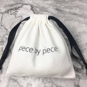 Jewelry Small Drawstring Dust Storage Printed Logos Gift Personalized Custom Packaging Cotton Canvas Pouch Bag