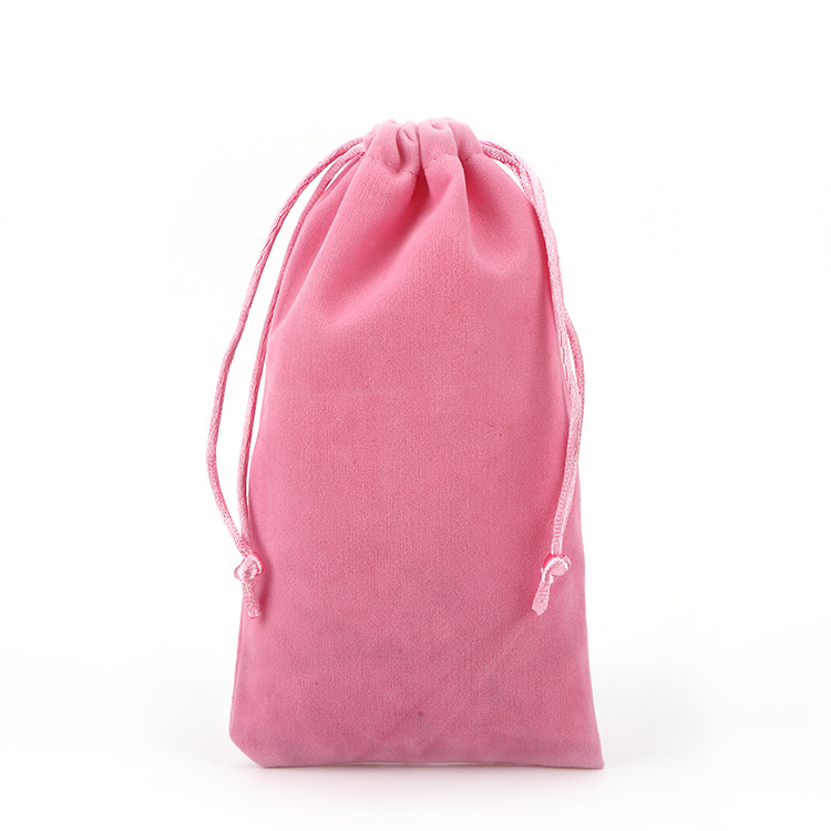 Customized Logo Drawstring Velvet Bag With Logo Small Pouches For Jewelry Velvet Bracelet Pouch - 图片 3