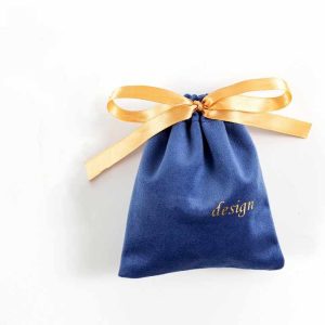 Custom Logo Round Bottom Velvet Drawstring Bag Suede Velvet Earrings Necklace Jewelry Dust Bag Drawstring Gift Pouches