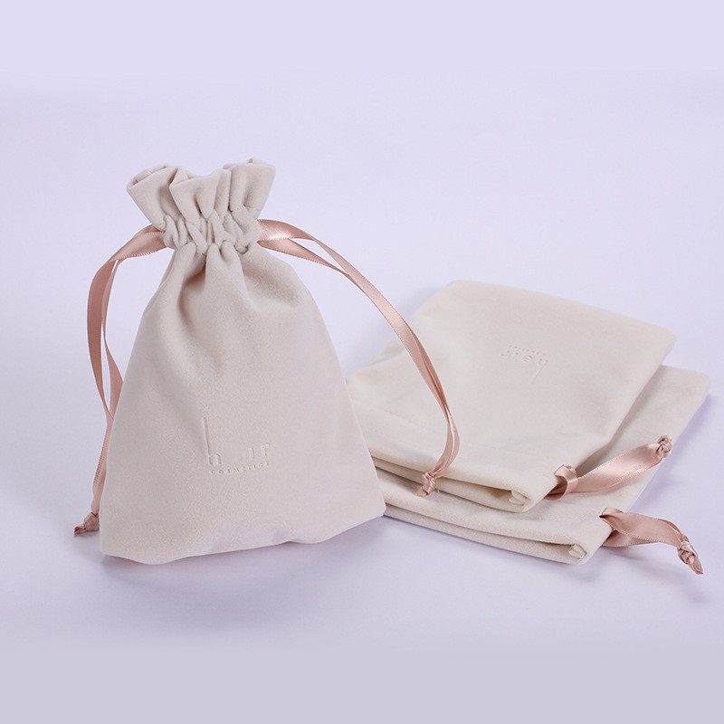 Custom Wholesale Jewelry Accessories Packaging Velvet Gemstone Jewelry Accessories Packaging Pouch Earrings Necklace Ring Bag - 图片 5