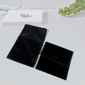 High Quality Velvet Flip Top Dust Bag for Jewelry Storage Luxury Watch Pouch Soft Envelope Protective Cover Gift Packaging