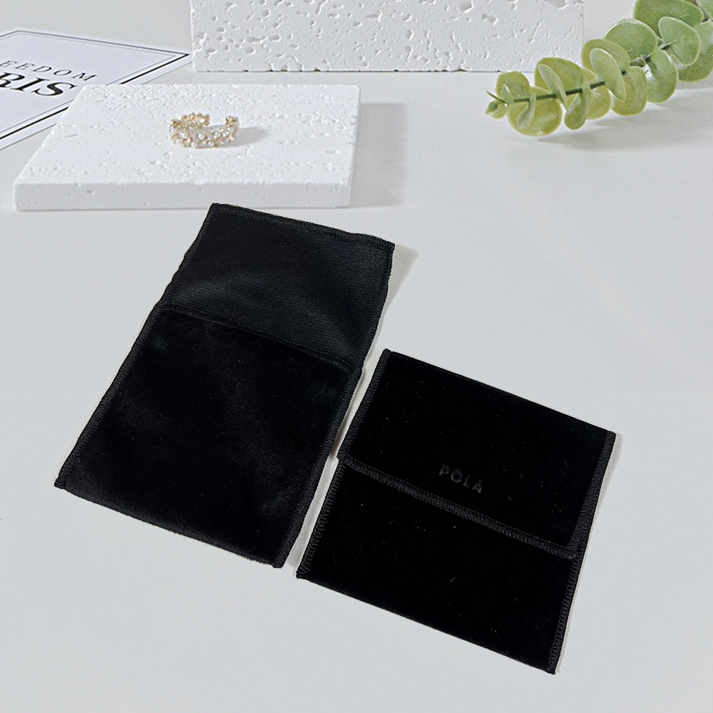 High Quality Velvet Flip Top Dust Bag for Jewelry Storage Luxury Watch Pouch Soft Envelope Protective Cover Gift Packaging