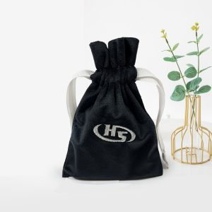 Wholesale Personalized Recycled Colorful Cloth Canvas Custom Cotton Drawstring Bag Packaging With Logo