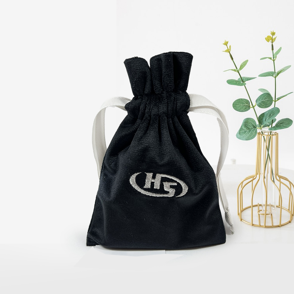 Wholesale Personalized Recycled Colorful Cloth Canvas Custom Cotton Drawstring Bag Packaging With Logo