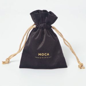 Custom Jewellery Bag Jewelry Pouch With Logo 19 Color Dust Bags Soft Velvet Gift Packaging Drawstring Pouch Storage Bag