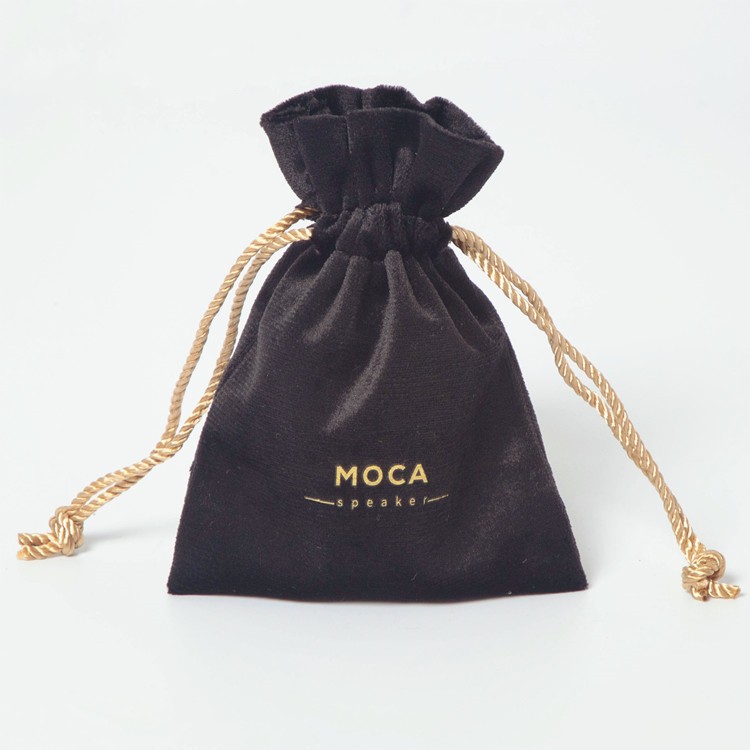 Custom Jewellery Bag Jewelry Pouch With Logo 19 Color Dust Bags Soft Velvet Gift Packaging Drawstring Pouch Storage Bag