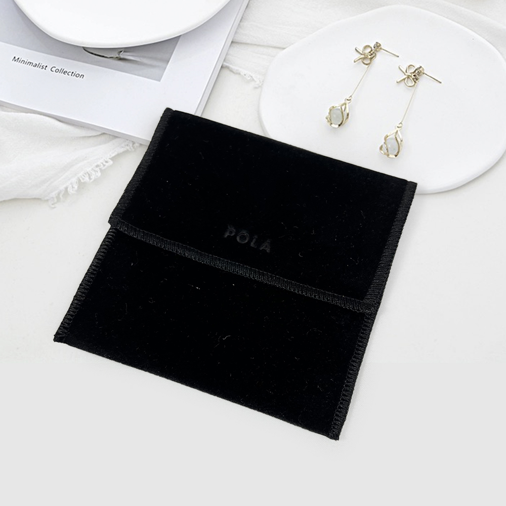 High Quality Velvet Flip Top Dust Bag for Jewelry Storage Luxury Watch Pouch Soft Envelope Protective Cover Gift Packaging - 图片 3