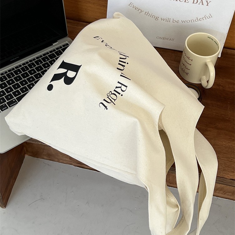 Wholesale Cotton Grocery Gift Shopping Vest Tote Bag Foldable Canvas Custom Logo Printed for Daily Use - 图片 3