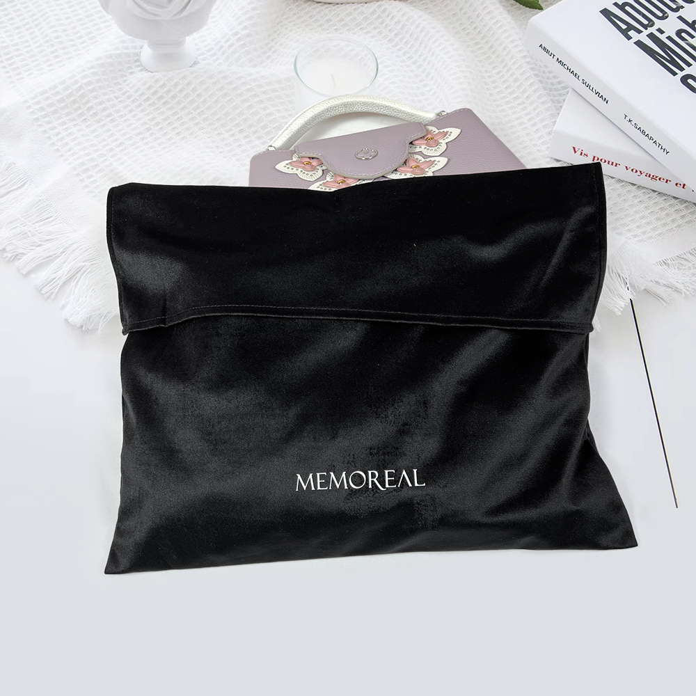 High Quality Velvet Flip Top Dust Bag for Jewelry Storage Luxury Watch Pouch Soft Envelope Protective Cover Gift Packaging - 图片 4