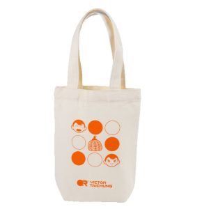 New Arrival Personalized Logo Cotton Grocery Storage Packing Gift Shopping Bag Foldable for Advertising