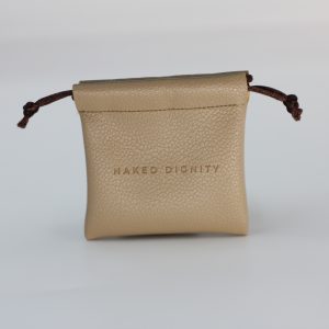 Leather gift packaging bundle pocket, customizable jewelry packaging bag with hot stamping logo