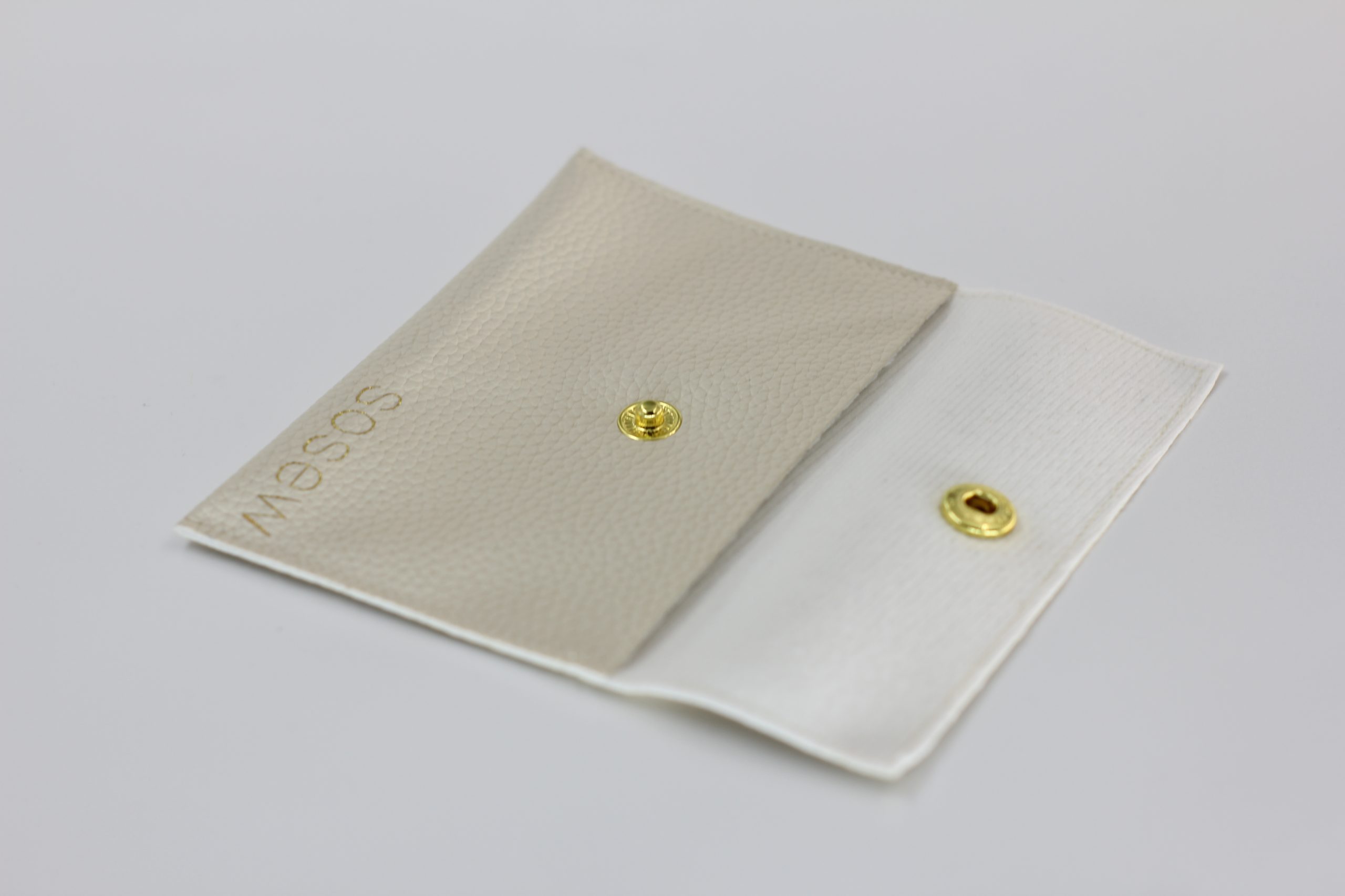 Soft leather product packaging bag with texture, can be customized with silver embossed logo packaging bag - 图片 6