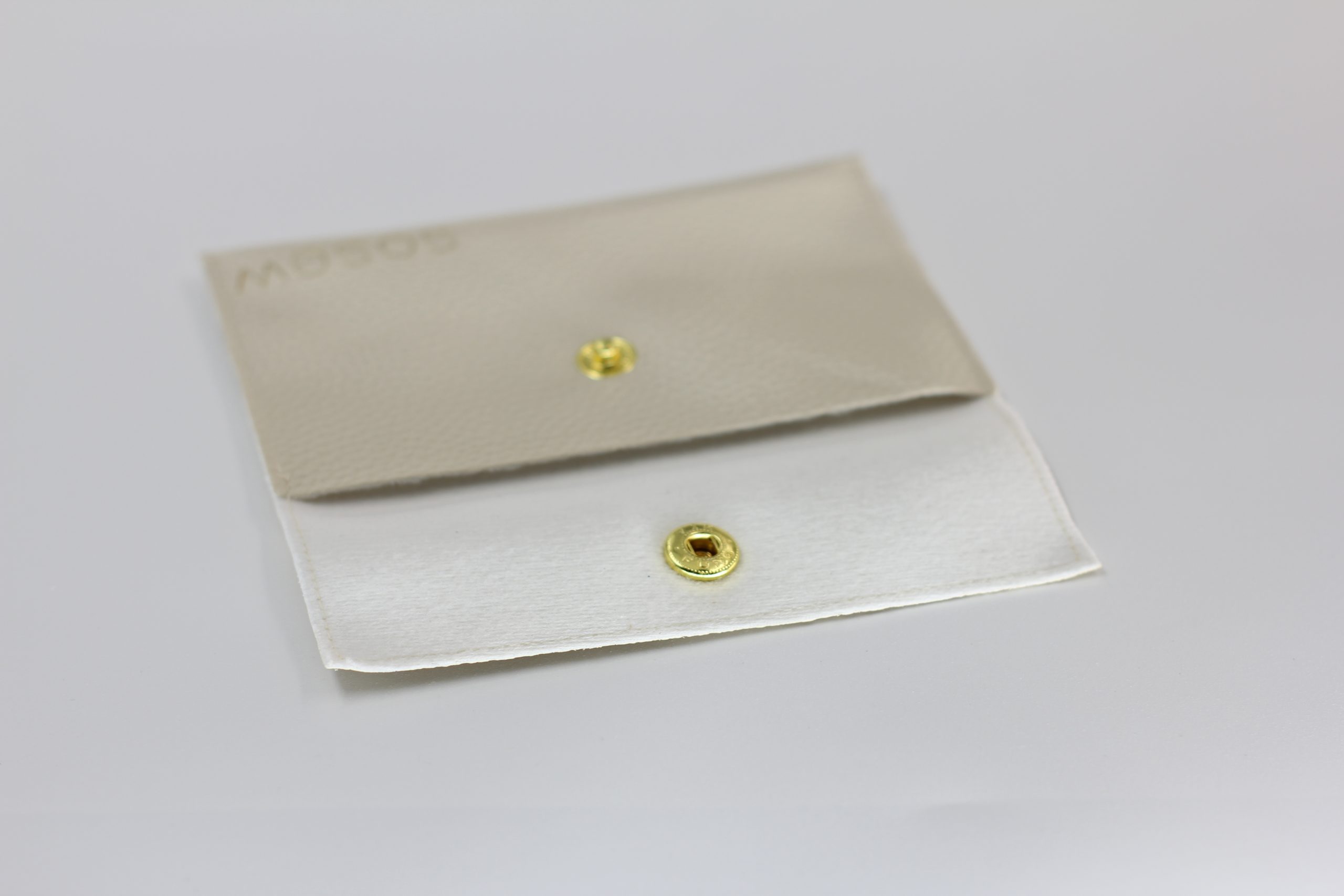 Soft leather product packaging bag with texture, can be customized with silver embossed logo packaging bag - 图片 7