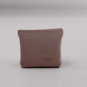 Customized light pink leather gift packaging bag from a factory in China