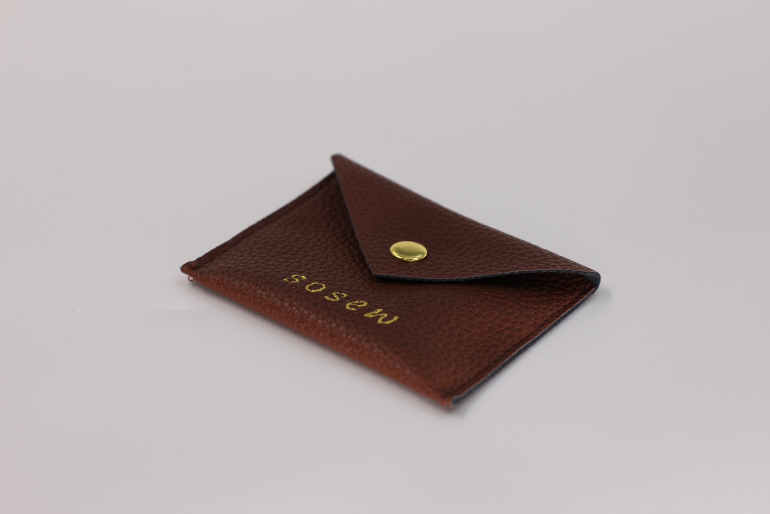 Customized brown leather drawstring pocket, premium product packaging bag, from a cloth bag factory in China - 图片 4