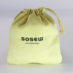 Beautiful drawstring bag, customizable bag size and color factory